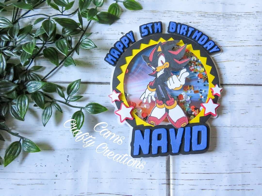Shadow the Hedgehog, Sonic, Tails, Knuckes Cake Topper