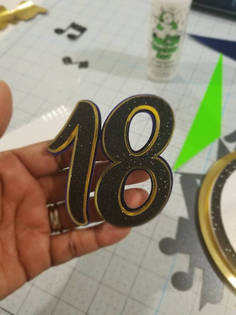 90's Cake Topper, Two Legit to Quit Party Decor