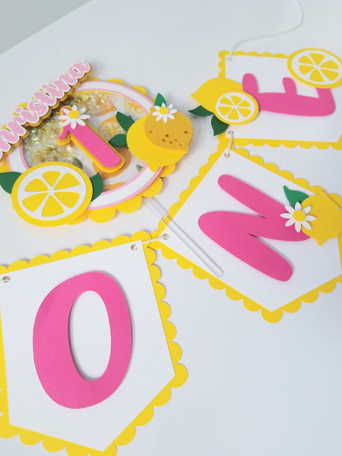 Lemon party decorations
