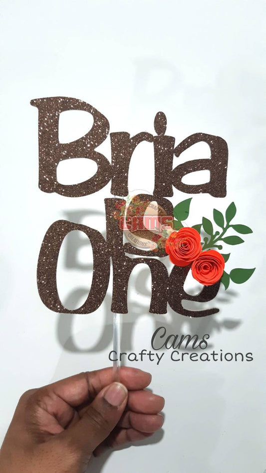 Boho theme Cake Topper, Cake smash party, Floral theme cake topper, Boho Cake Smash party, girl birthday cake topper