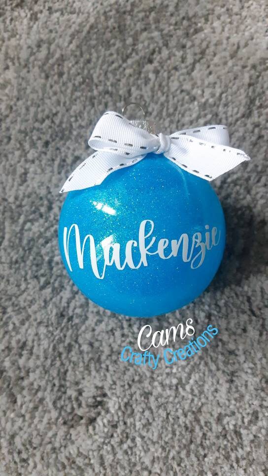 Christmas Tree Hand decorated Ornaments (shatterproof)