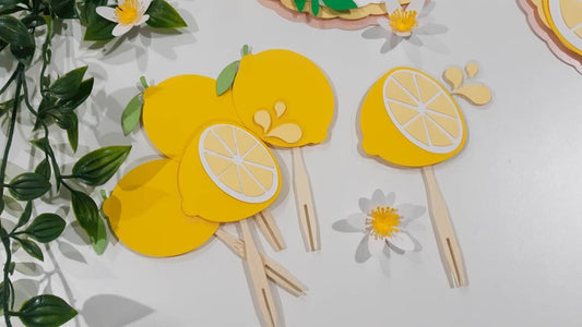 Lemon Cupcake topper