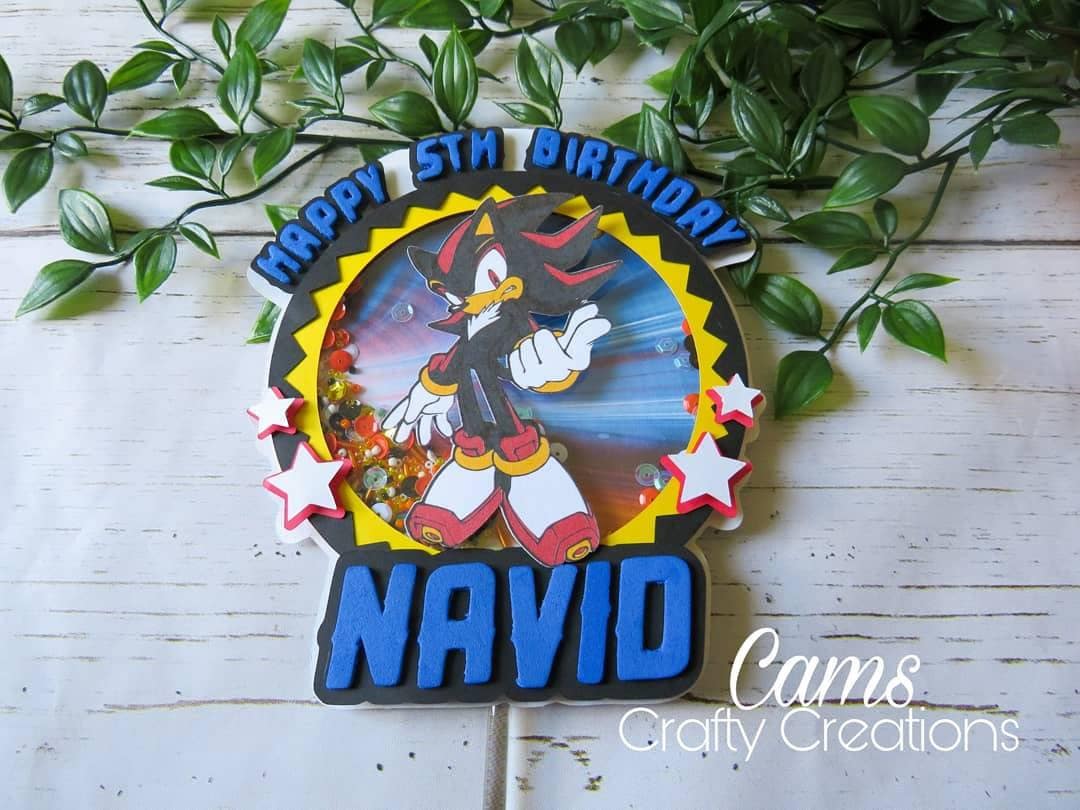 Shadow the Hedgehog, Sonic, Tails, Knuckes Cake Topper