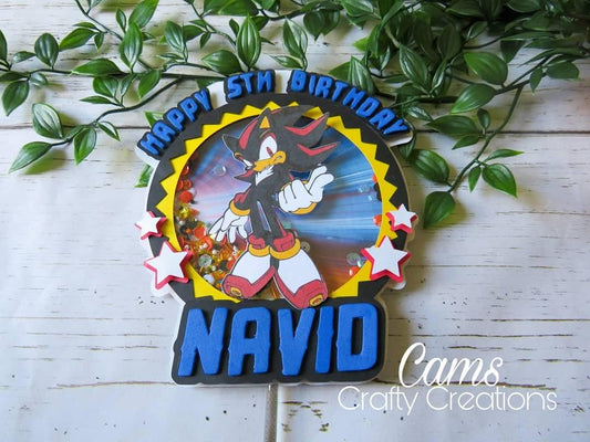 Shadow the Hedgehog, Sonic, Tails, Knuckes Cake Topper