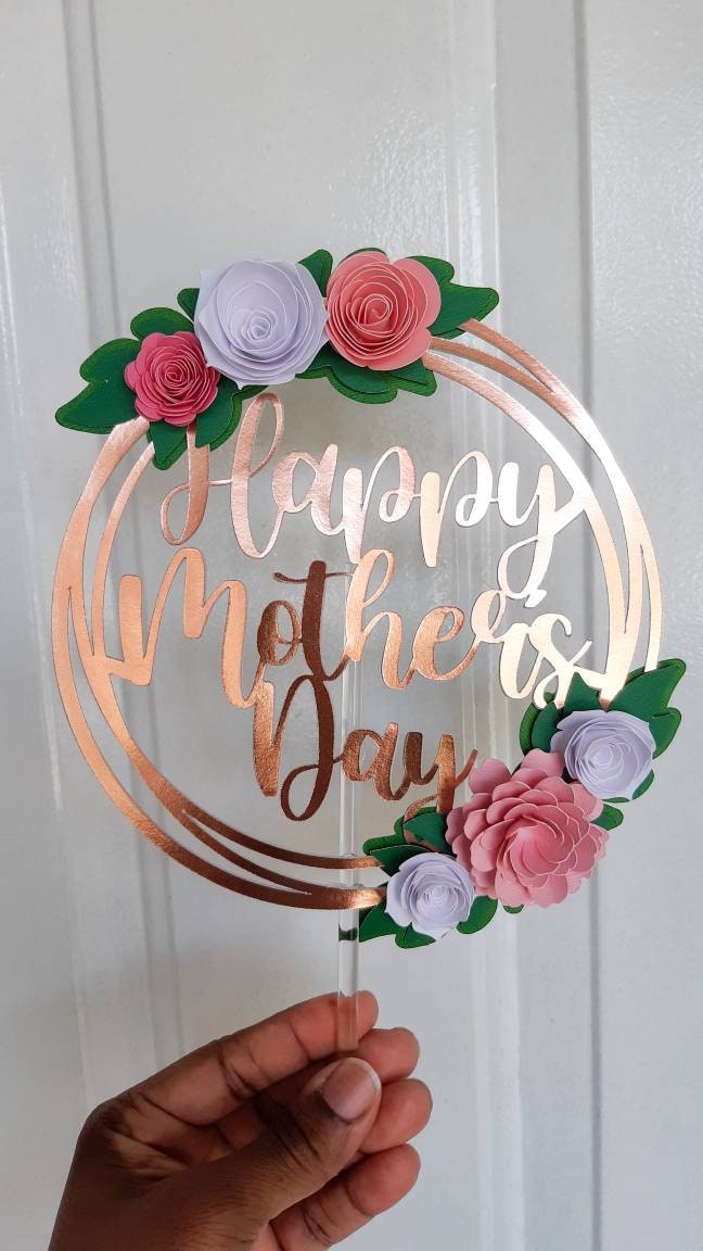 Mother's Day Cake Topper