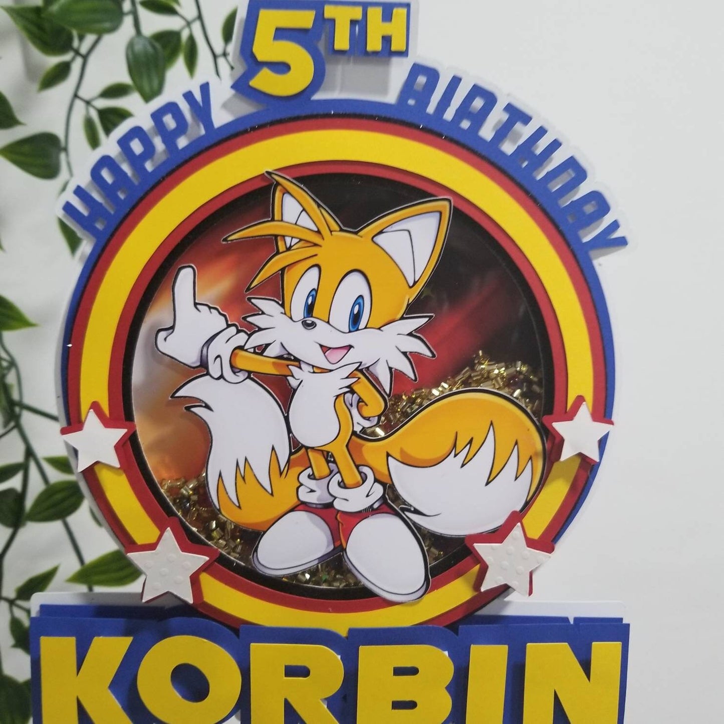 Shadow the Hedgehog, Sonic, Tails, Knuckes Cake Topper