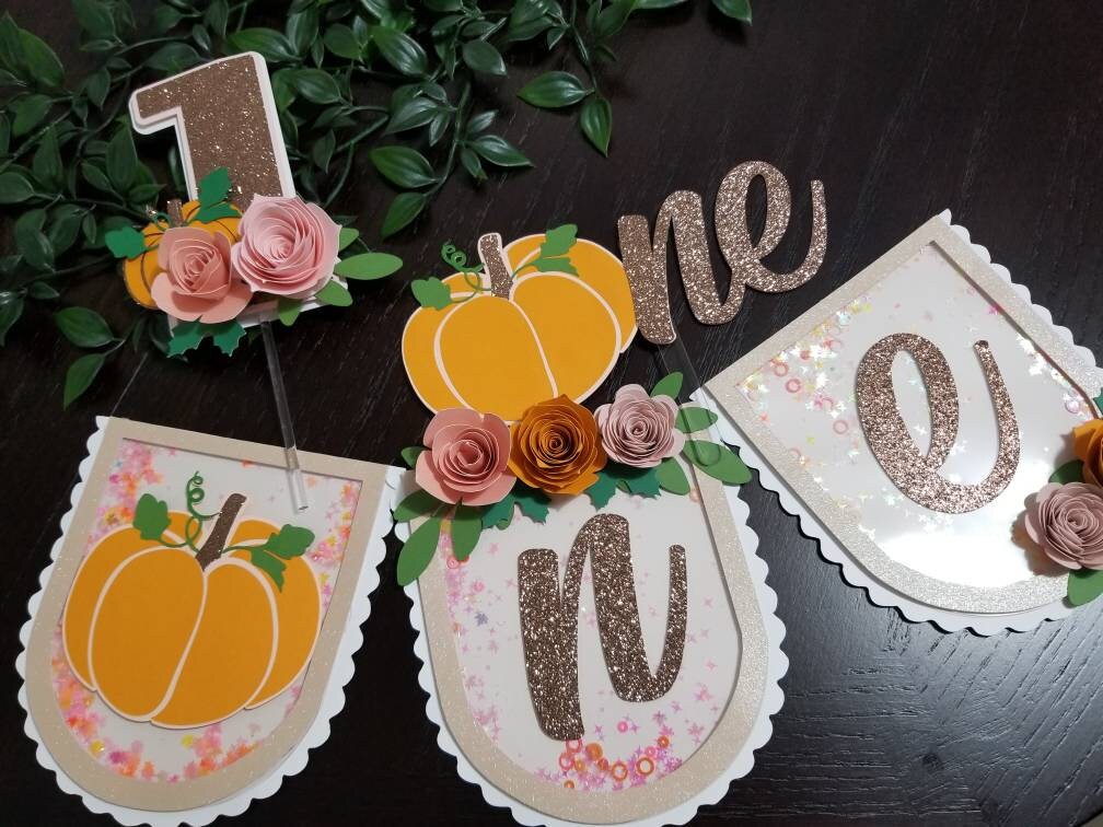 Little Pumpkin Cake Topper, My Little Pumpkin Decor, Fall Pumpkin Banner, Little Pumpkin 1st Birthday