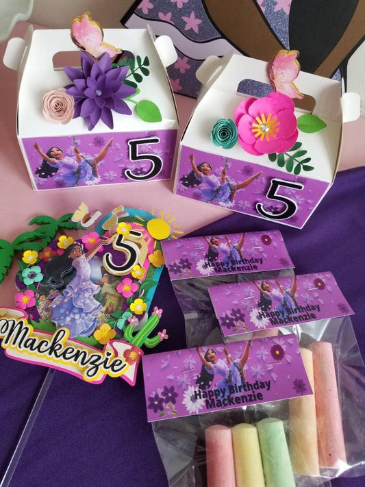 Mirabel/ Isabella Party Decor, girly theme decorations
