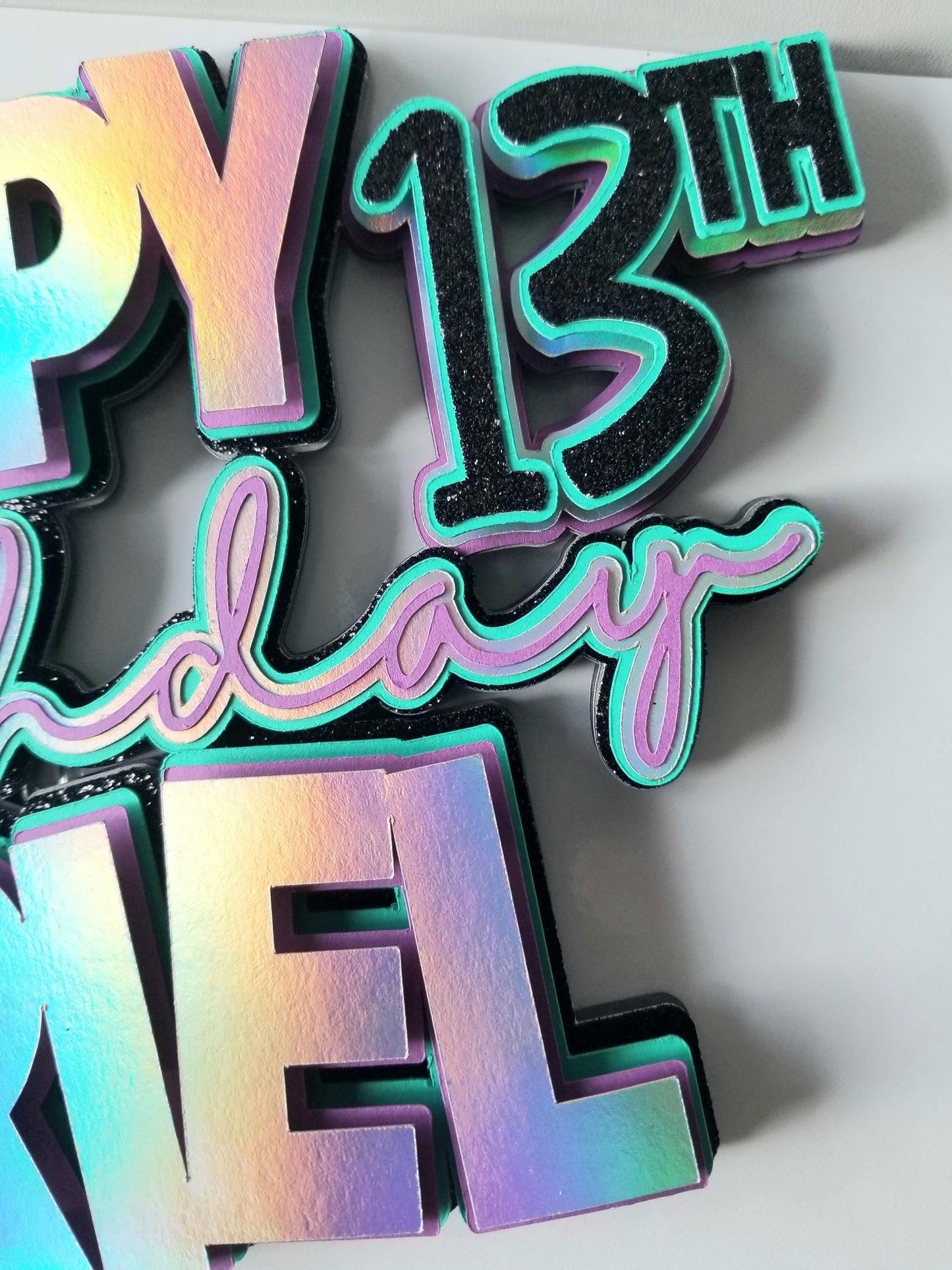 Simple 3D Cake Topper