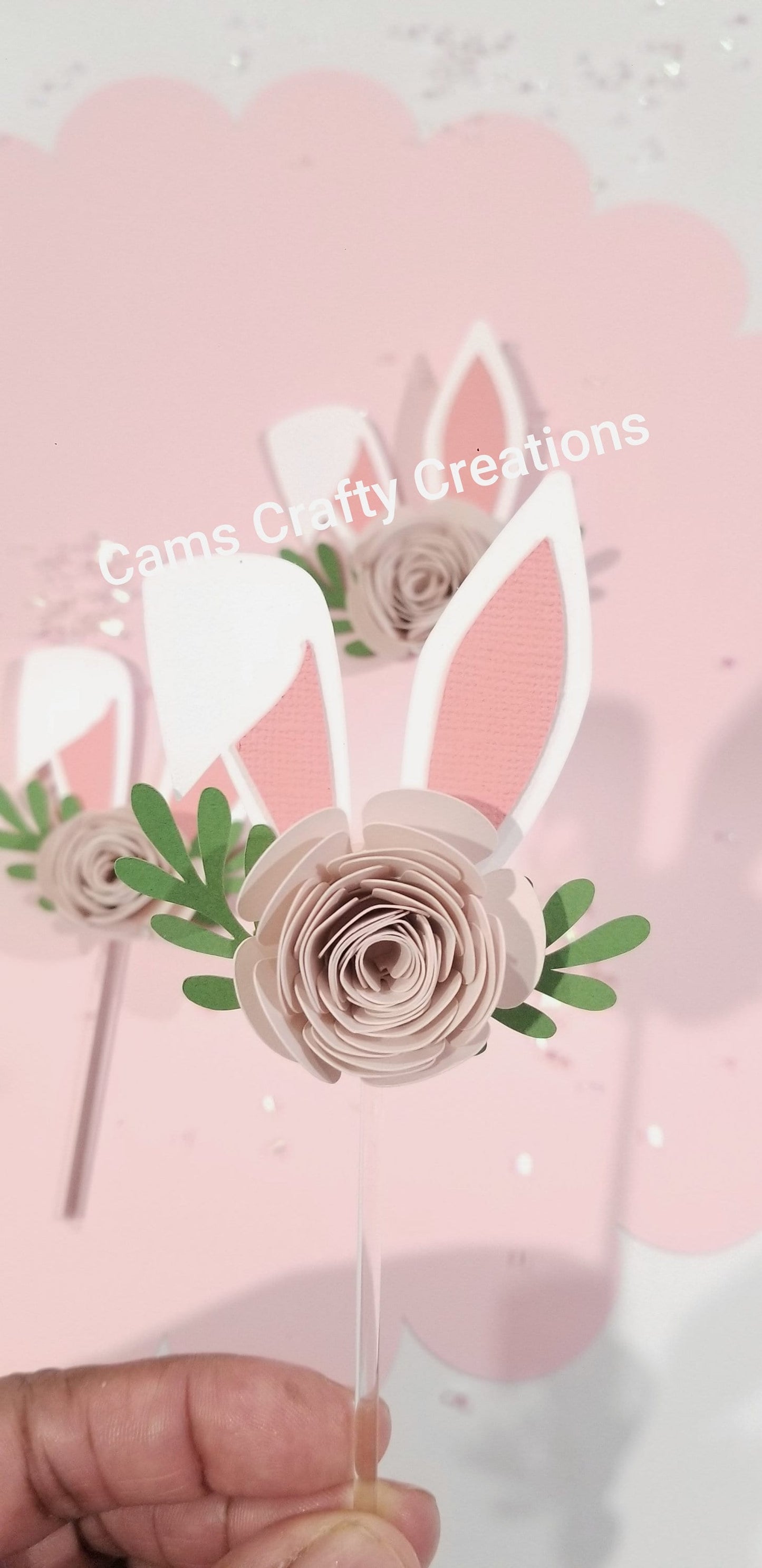 One Bunny Cupcake topper