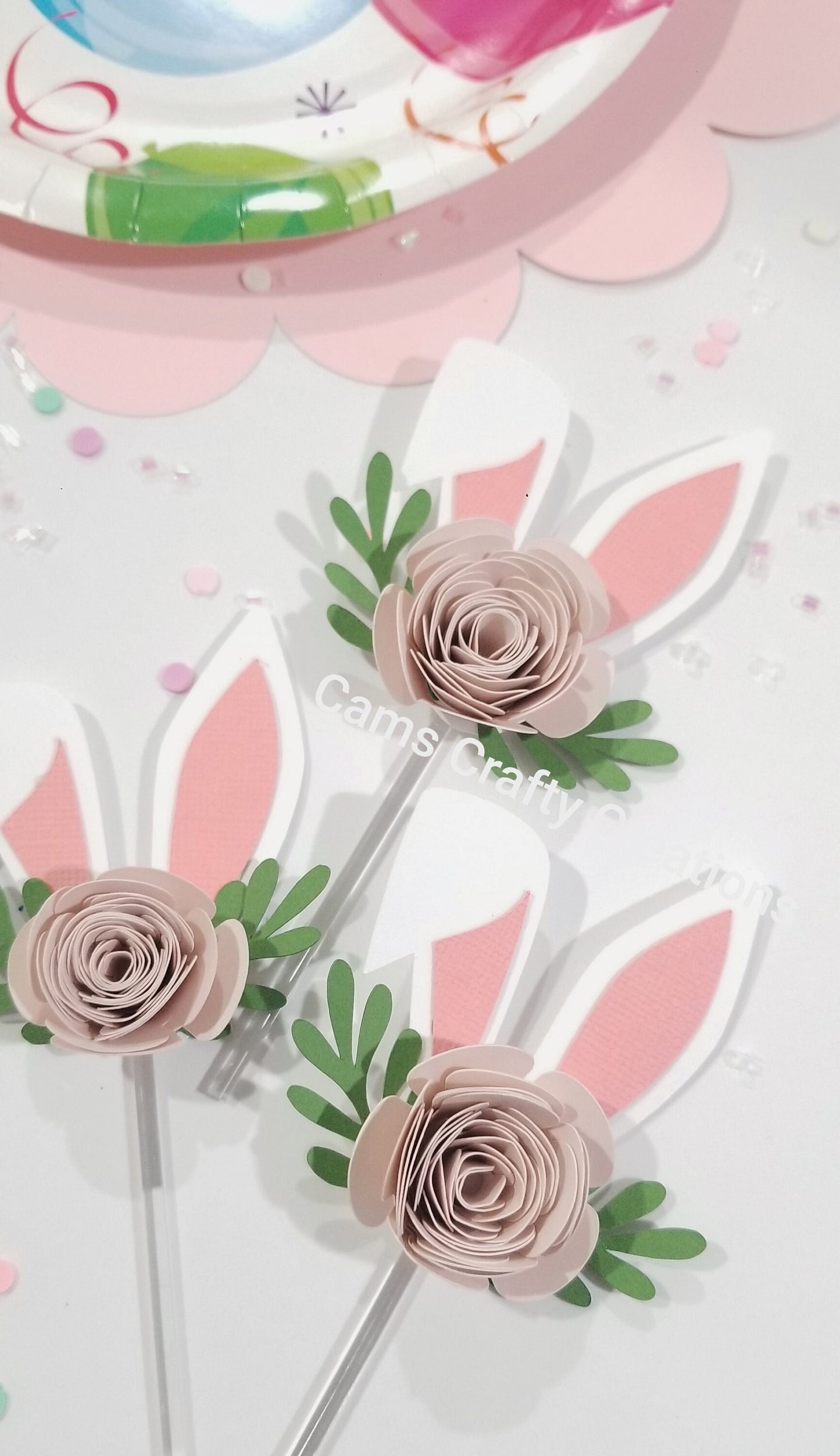 One Bunny Cupcake topper