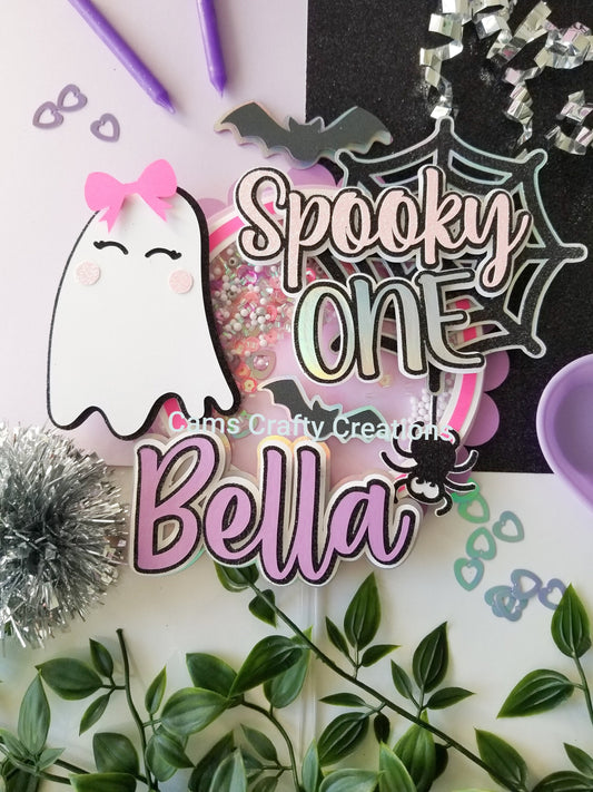 Spooky ONE Cake Topper | TWO Spooky Cake topper